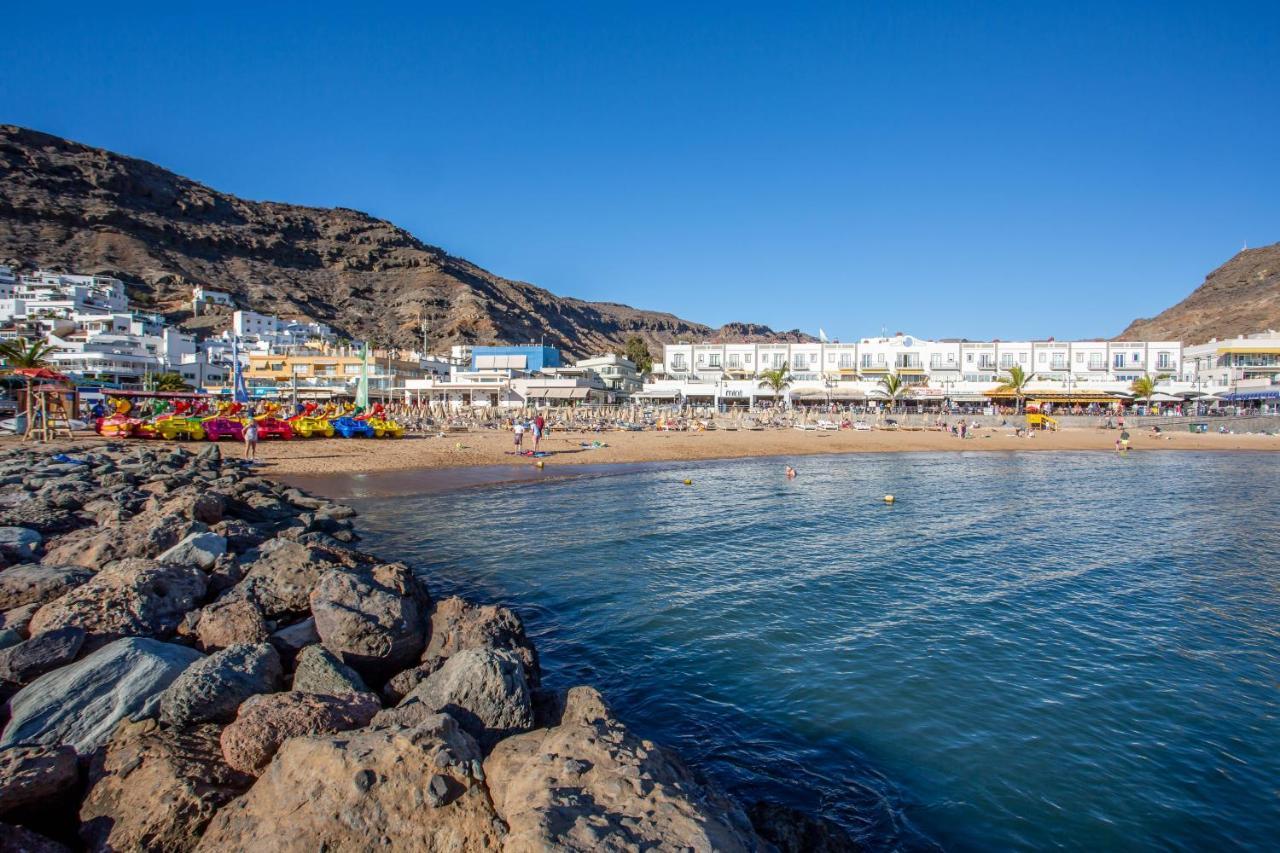 Ribera Del Puerto - Luxe Apartement With Great Terrace And Sea View Puerto De Mogan Ngoại thất bức ảnh