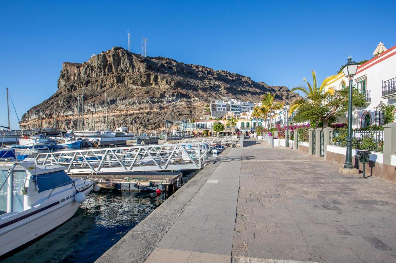 Ribera Del Puerto - Luxe Apartement With Great Terrace And Sea View Puerto De Mogan Ngoại thất bức ảnh