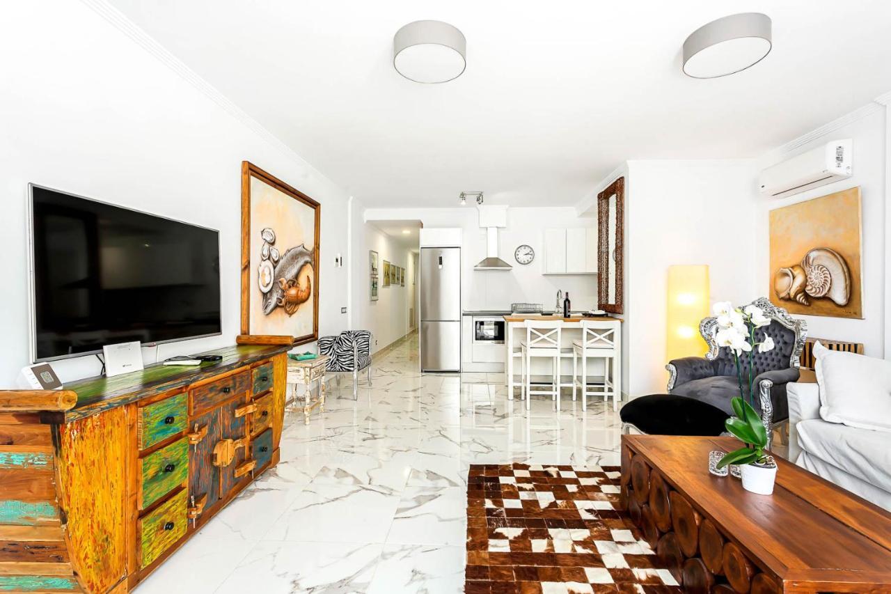 Ribera Del Puerto - Luxe Apartement With Great Terrace And Sea View Puerto De Mogan Ngoại thất bức ảnh